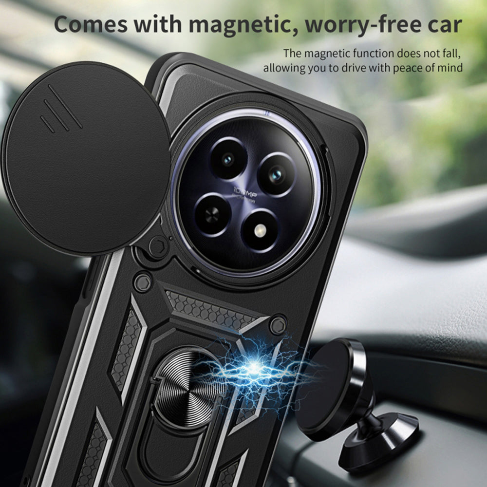 Ovitek za Honor Magic6 Pro, Techsuit, CamShield, Črn