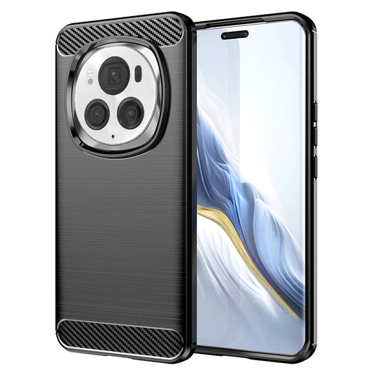 Ovitek za Honor Magic6 Pro, Techsuit, Karbon, Črn
