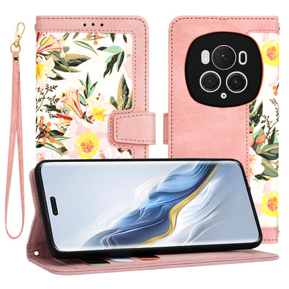 Ovitek za Honor Magic6 Pro, Techsuit, FlipCraft, roza