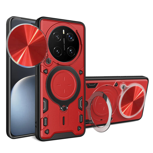 Ovitek za Honor Magic7 Pro, Techsuit, CamGuard Pro, rdeč