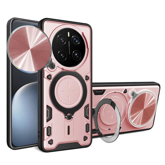 Ovitek za Honor Magic7 Pro, Techsuit, CamGuard Pro, rožnato zlata