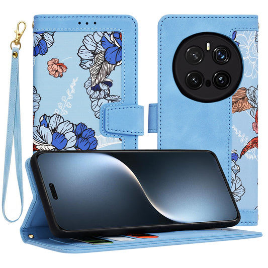 Ovitek za Honor Magic7 Pro, Techsuit, FlipCraft, modra
