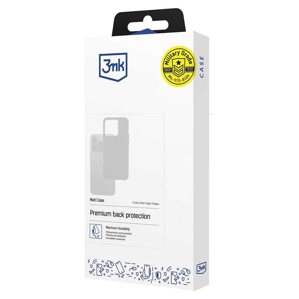 Ovitek za Honor Magic8 Lite, 3MK, Mat Črna