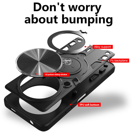 Ovitek za Honor Magic8 Lite, Techsuit, CamGuard Pro, Modra