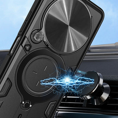 Ovitek za Honor Magic8 Lite, Techsuit, CamGuard Pro, Rdeča