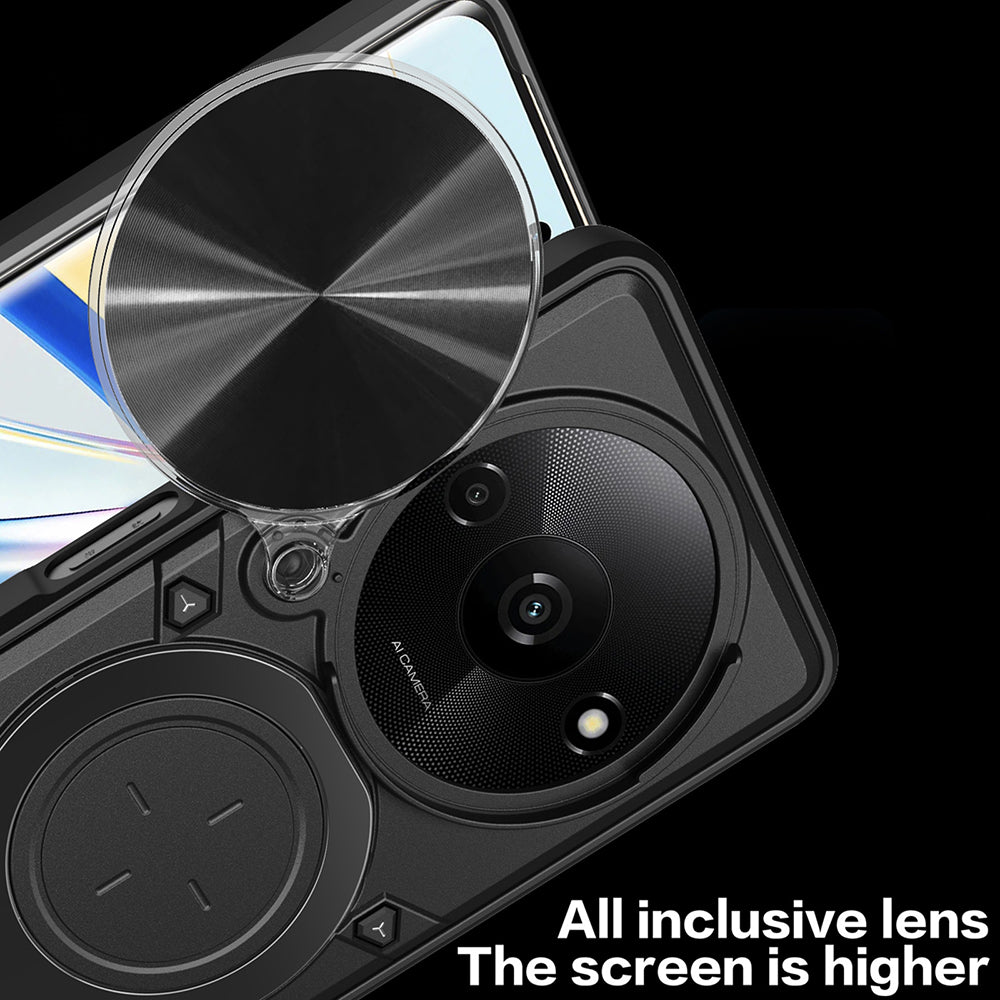 Ovitek za Honor Magic8 Lite, Techsuit, CamGuard Pro, Rdeča