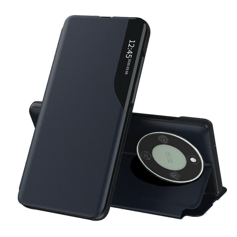 Case for Honor Magic8 Lite, Techsuit, eFold, Dark Blue
