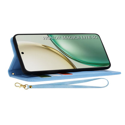 Ovitek za Honor Magic8 Lite, Techsuit, FlipCraft, Modra