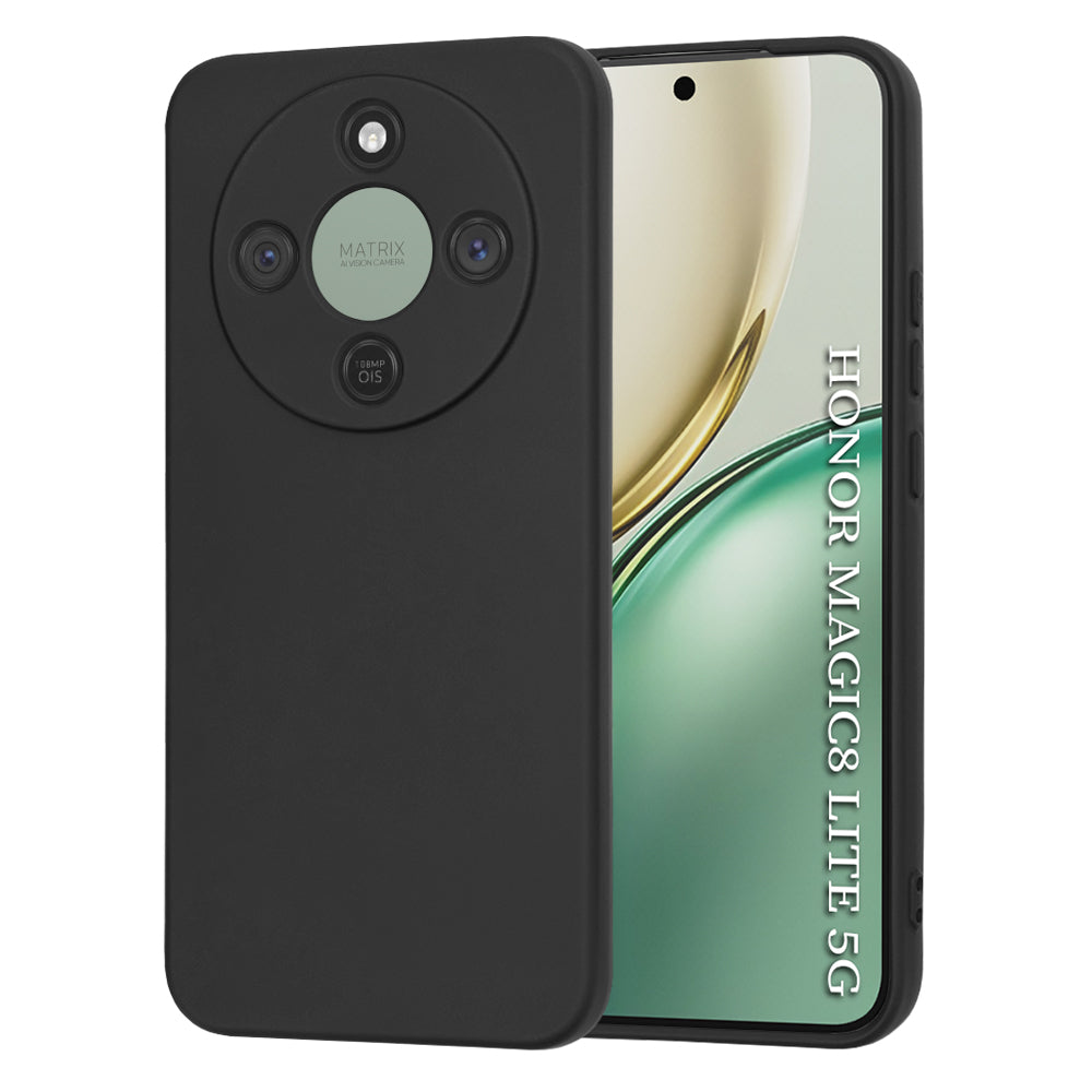 Ovitek za Honor Magic8 Lite, Techsuit, SoftFlex, Črn