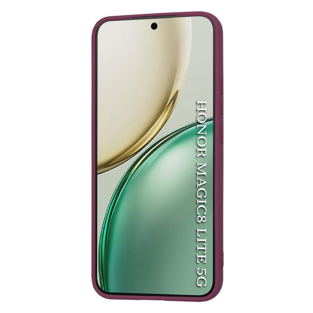 Ovitek za Honor Magic8 Lite, Techsuit, SoftFlex, Češnjeva