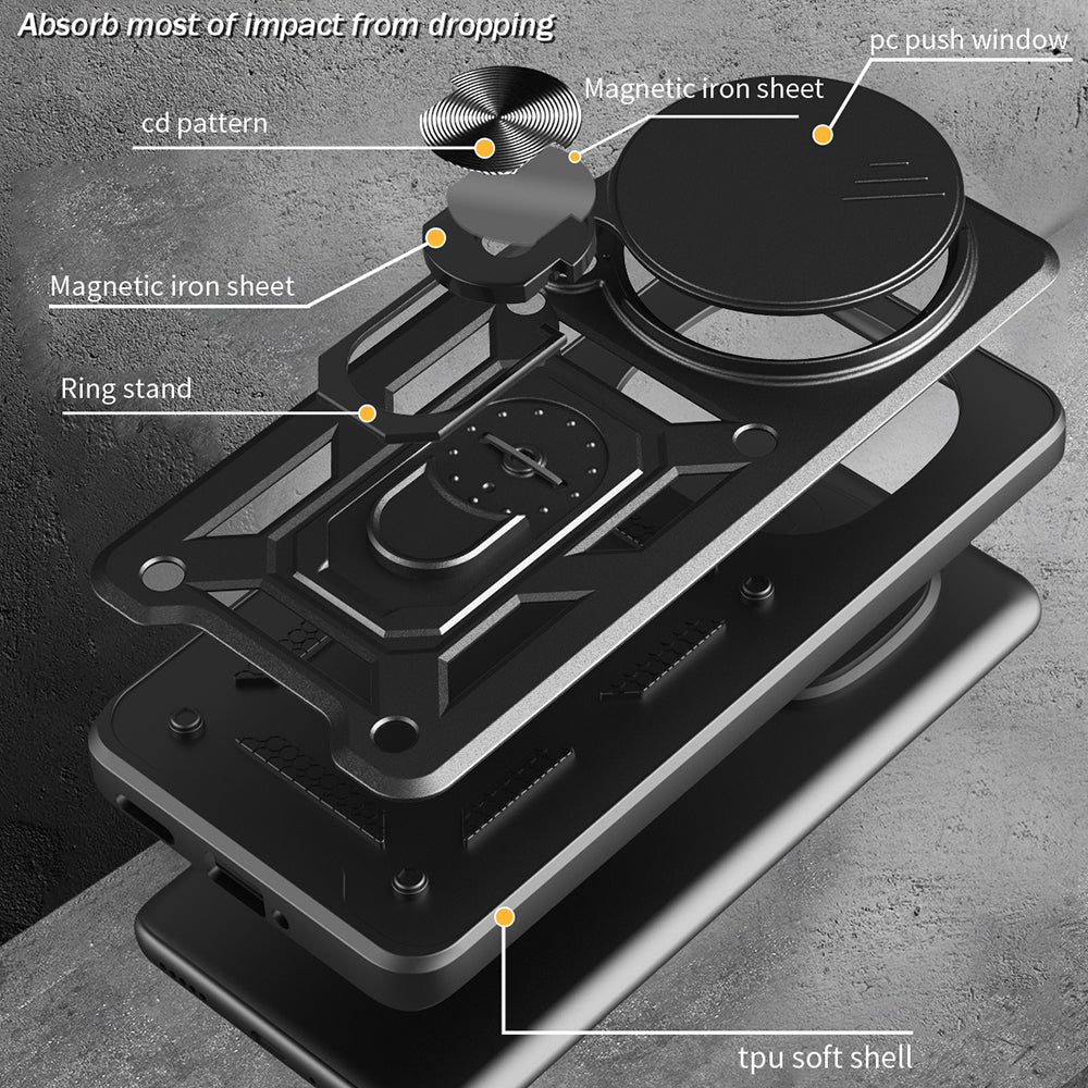 Ovitek za Honor Magic8 Pro, Techsuit, CamShield, Zlat