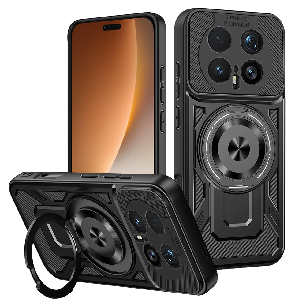 Ovitek za Honor Magic8 Pro, Techsuit, RuggedCam, črn