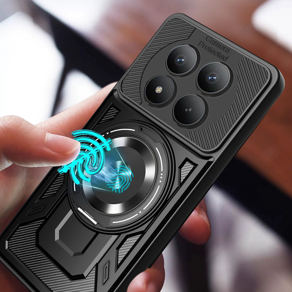 Ovitek za Honor Magic8 Pro, Techsuit, RuggedCam, črn
