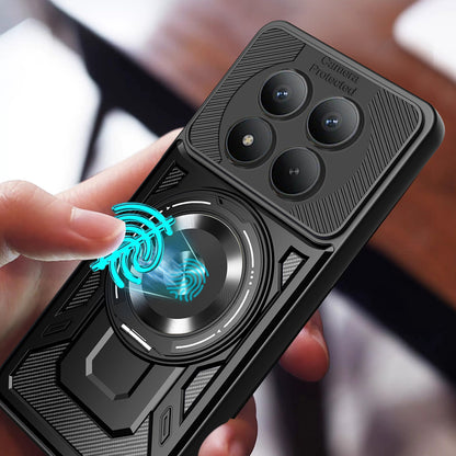 Ovitek za Honor Magic8 Pro, Techsuit, RuggedCam, črn