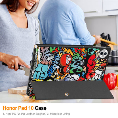 Ovitek za Honor Pad 10, Techsuit, FoldPro Urban Vibe, večbarven
