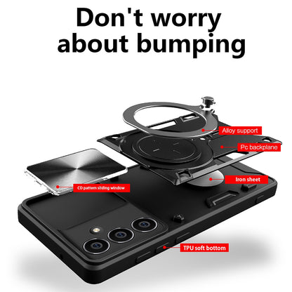 Ovitek za Honor X5c Plus, Techsuit, CamGuard Pro, Rožnato zlata