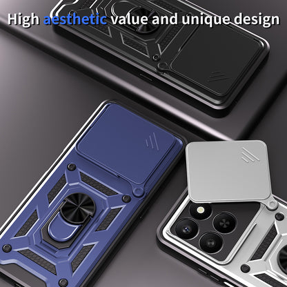 Ovitek za Honor X5c Plus, Techsuit, CamShield, Modra