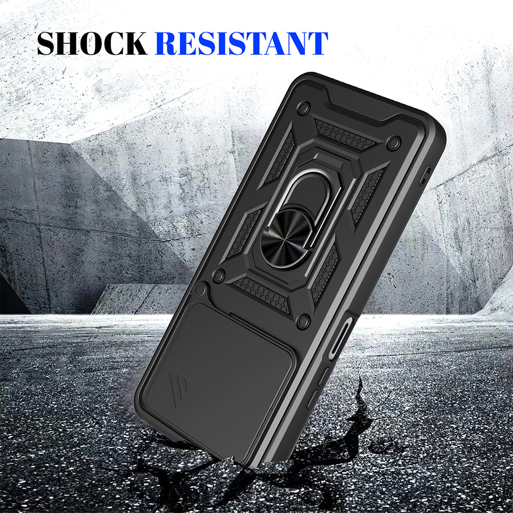 Ovitek za Honor X5c Plus, Techsuit, CamShield, Modra