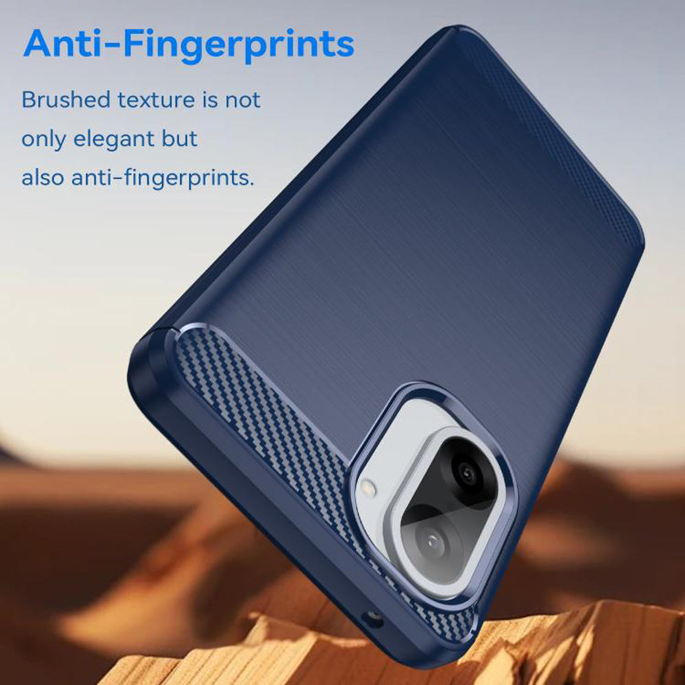 Ovitek za Honor X5c Plus, Techsuit, Carbon, Modra