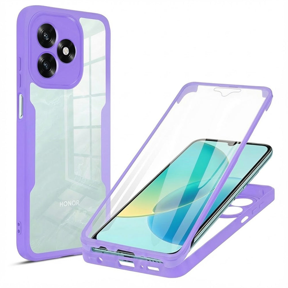 Ovitek za Honor X5c Plus, Techsuit, ColorVerse 360, Vijolična