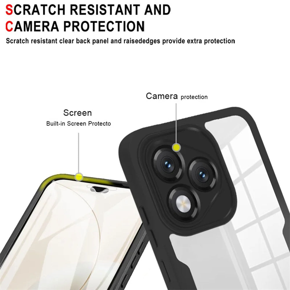 Ovitek za Honor X5c Plus, Techsuit, ColorVerse 360, Črn