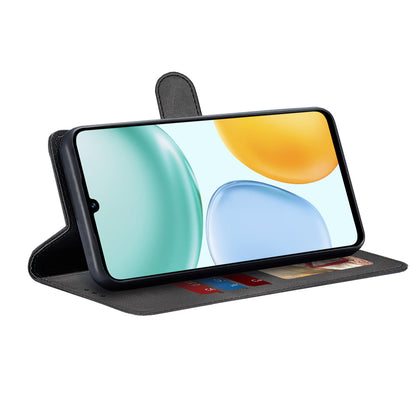 Ovitek za Honor X5c Plus, Techsuit, Diary Book, Črn