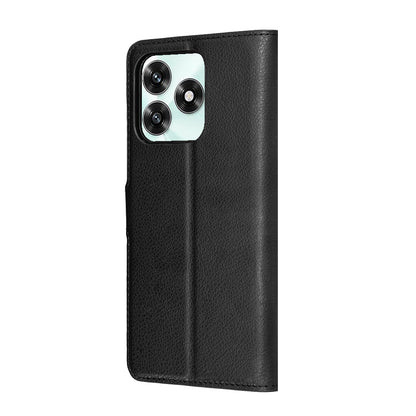 Ovitek za Honor X5c Plus, Techsuit, Leather Folio, Črn