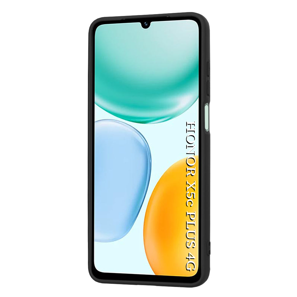 Ovitek za Honor X5c Plus, Techsuit, SoftFlex, Črn