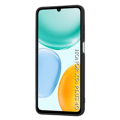 Ovitek za Honor X5c Plus, Techsuit, SoftFlex, Črn