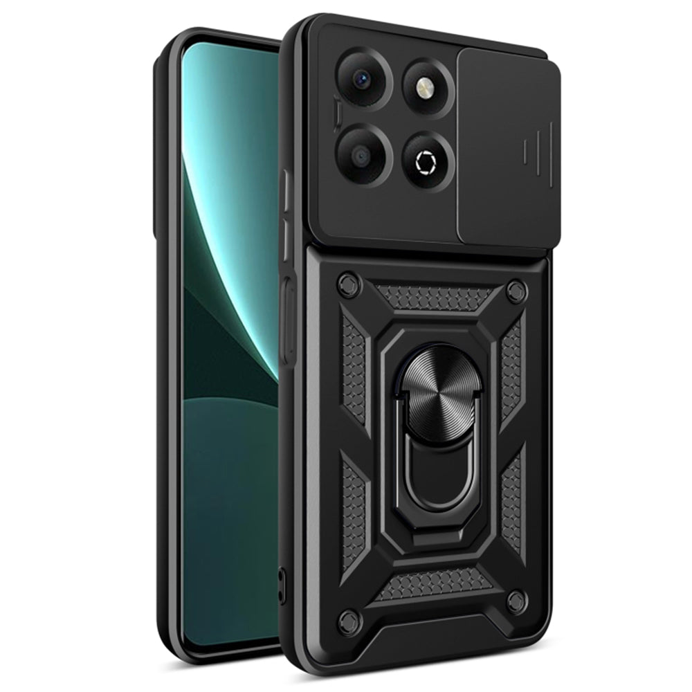Ovitek za Honor X6b, Techsuit, CamShield, Črn