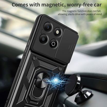 Ovitek za Honor X6b, Techsuit, CamShield, Črn