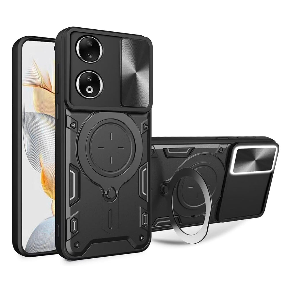 Ovitek za Honor X7b 5G / 90 Smart / X7b 4G, Techsuit, CamGuard Pro, Črn