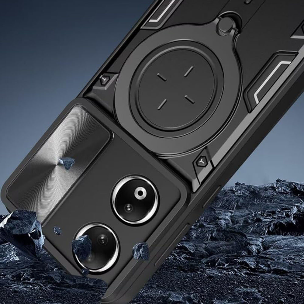 Ovitek za Honor X7b 5G / 90 Smart / X7b 4G, Techsuit, CamGuard Pro, Črn