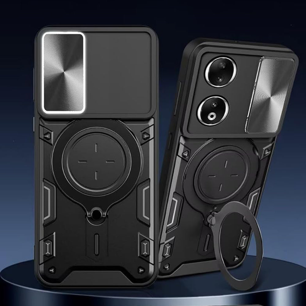 Ovitek za Honor X7b 5G / 90 Smart / X7b 4G, Techsuit, CamGuard Pro, Črn