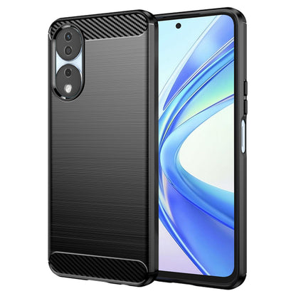 Ovitek za Honor X7b 5G / 90 Smart / X7b 4G, Techsuit, Karbon, Črn