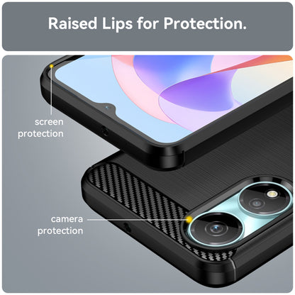 Ovitek za Honor X7b 5G / 90 Smart / X7b 4G, Techsuit, Karbon, Črn