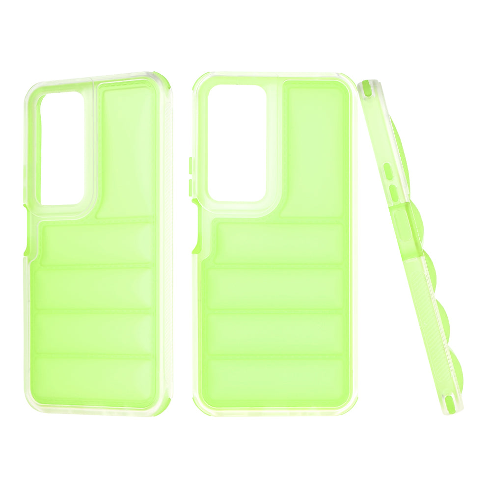 Ovitek za Honor X7b 5G / 90 Smart / X7b 4G, Techsuit, Wave Shield, Zelen