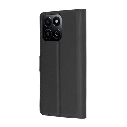 Ovitek za Honor X7c / 200 Smart, Techsuit, usnjeni folio, črn