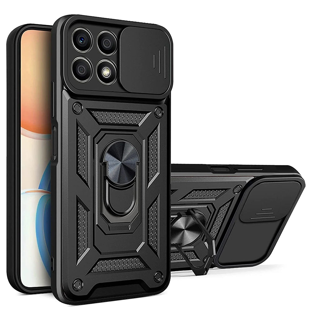 Ovitek za Honor X8a, Techsuit, CamShield, Črn