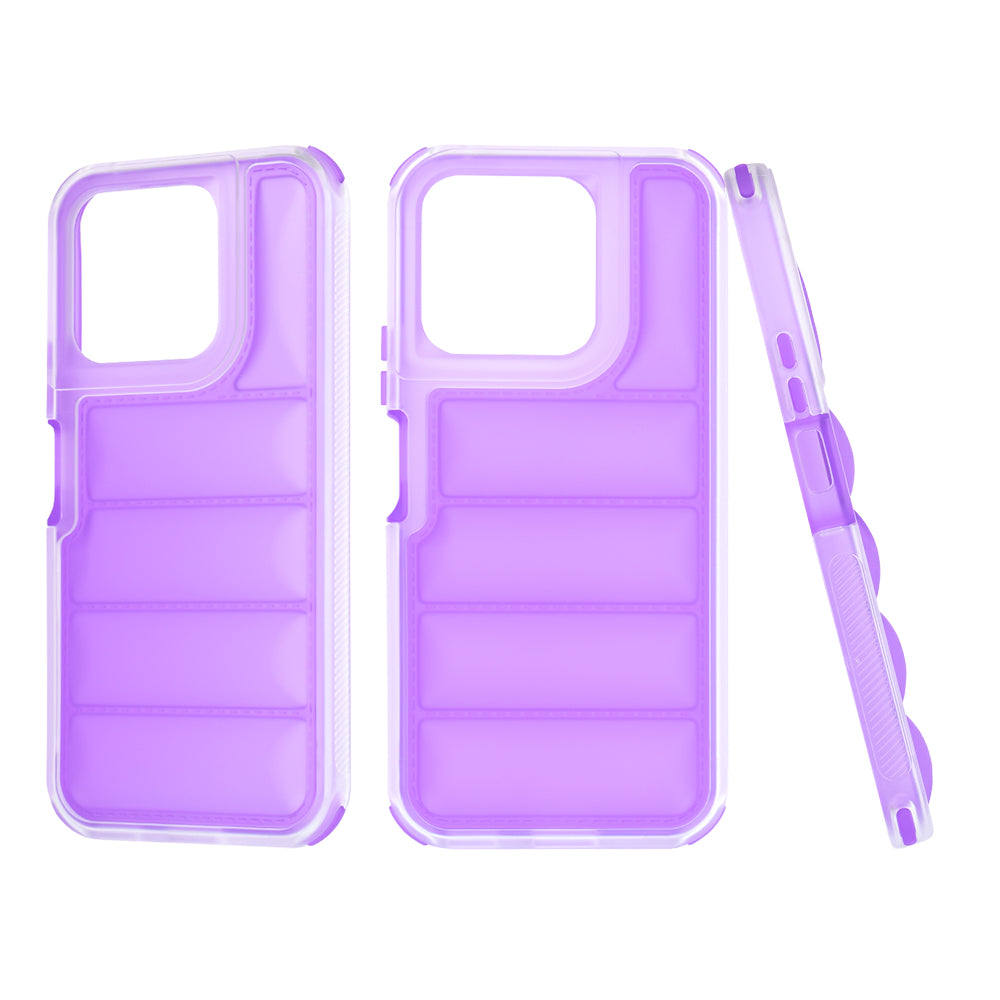 Ovitek za Honor X8b, Techsuit, Wave Shield, vijoličen