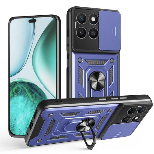 Case for Honor X8c, Techsuit, CamShield, Blue