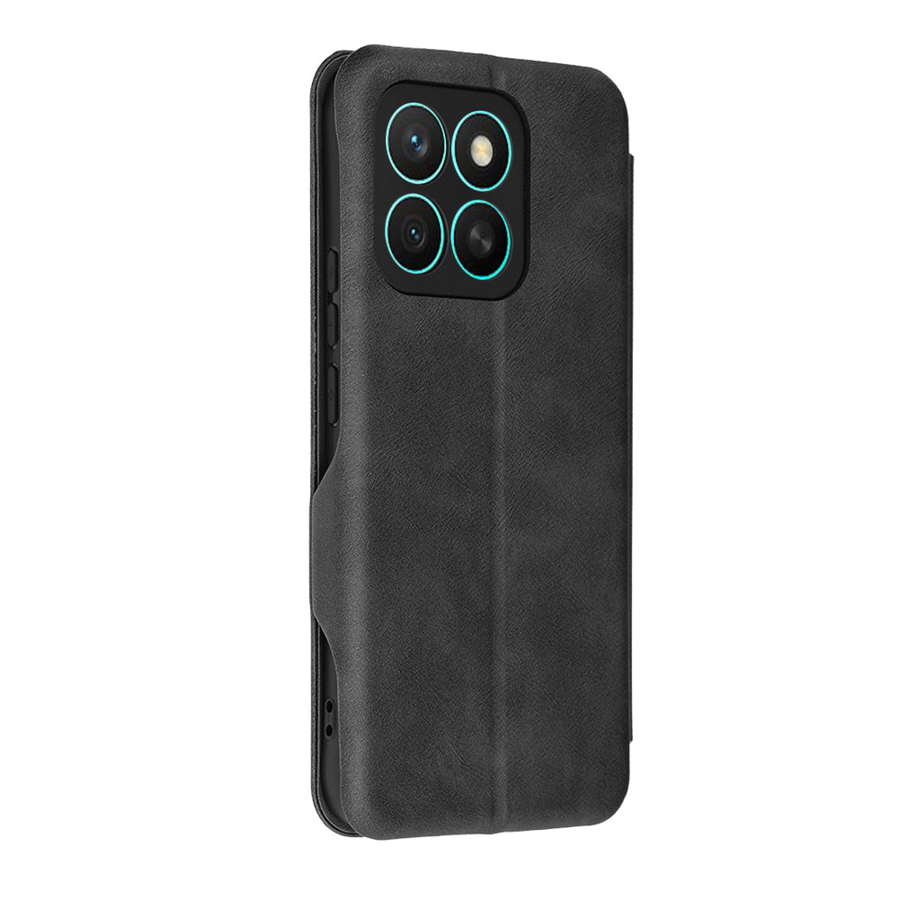 Ovitek za Honor X8c, Techsuit, Safe Wallet Plus, Črn