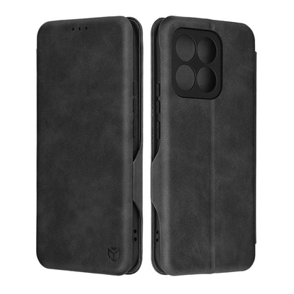 Ovitek za Honor X8c, Techsuit, Safe Wallet Plus, Črn