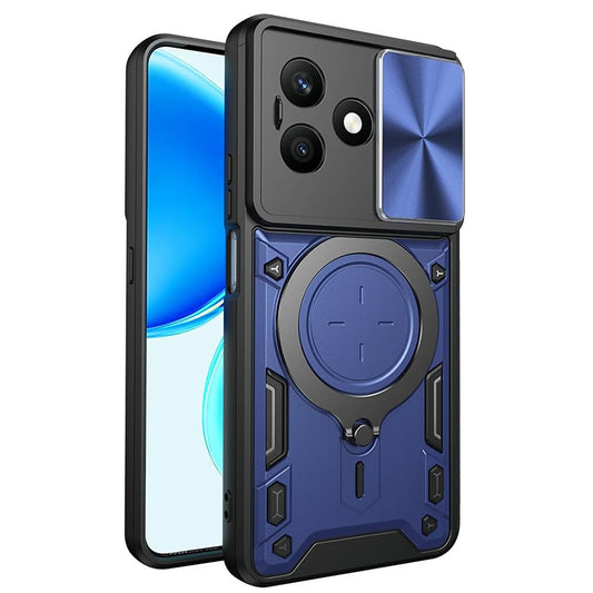 Ovitek za Honor X8d, Techsuit, CamGuard Pro, modra