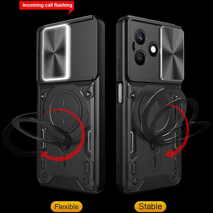 Case for Honor X8d, Techsuit, CamGuard Pro, Black