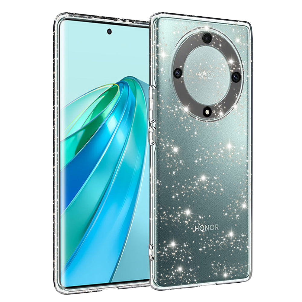 Ovitek za Honor X9a, Techsuit, SparkleSkin, Prozoren