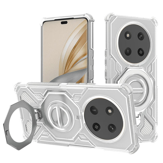 Ovitek za Honor X9c / Magic7 Lite, Techsuit, Carbon Shield Pro, Bela