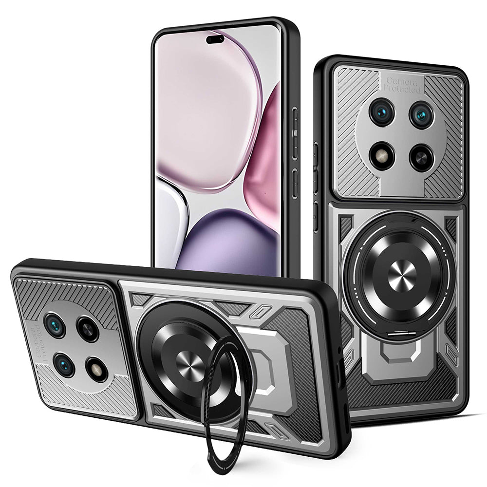 Ovitek za Honor X9c / Magic7 Lite, Techsuit, RuggedCam, Siva