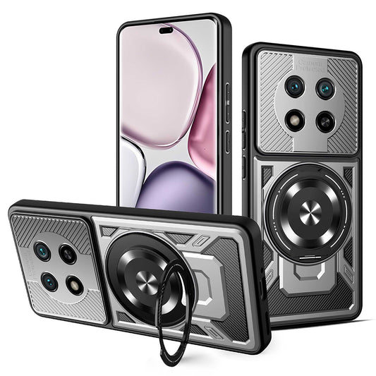 Ovitek za Honor X9c / Magic7 Lite, Techsuit, RuggedCam, Siva