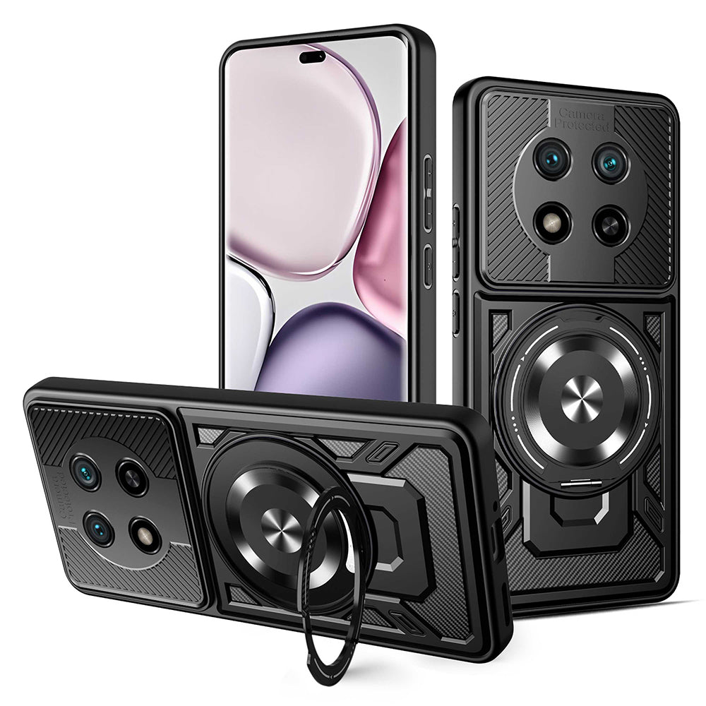 Ovitek za Honor X9c / Magic7 Lite, Techsuit, RuggedCam, Črn